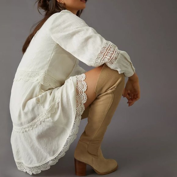 By Anthropologie Button-Front Mini Dress - Picture 5 of 10